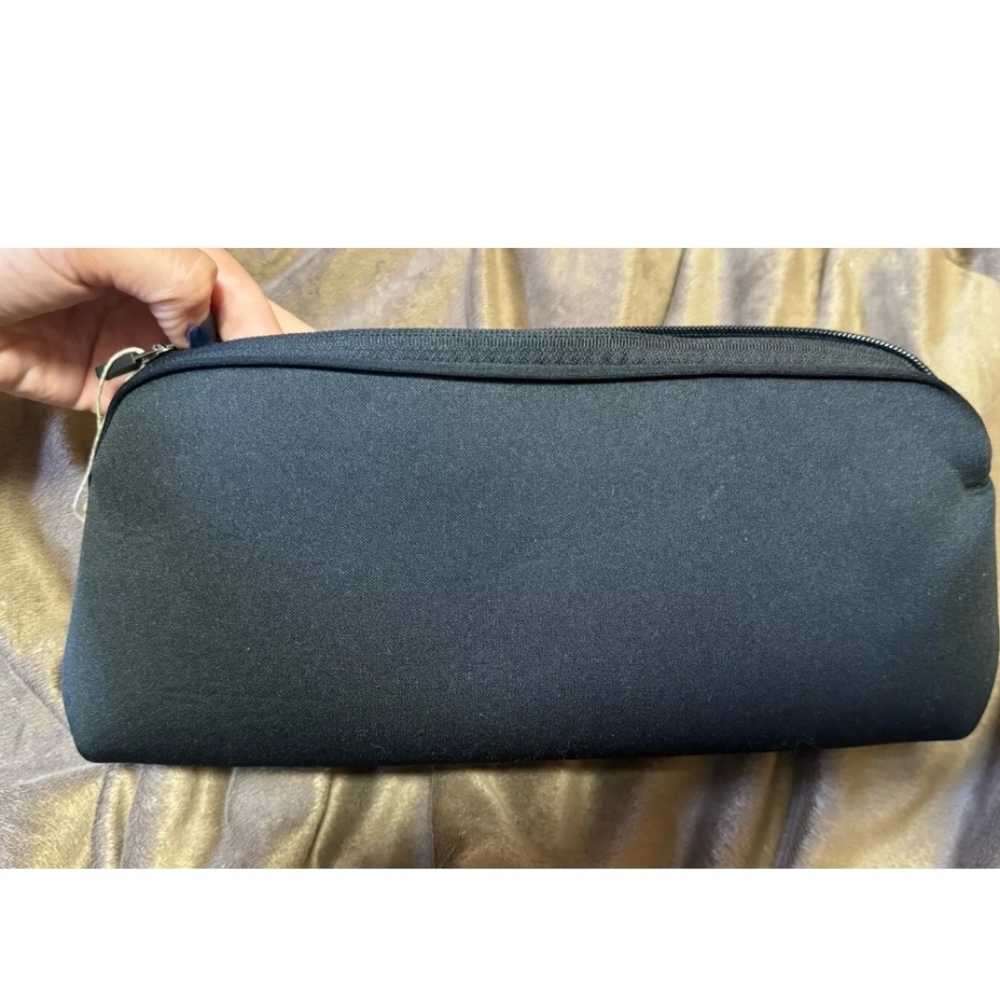NWT SKIMS Neoprene Black LongPouch Bag Clutch for Shapewear Makeup Lingerie NWT - Picture 4 of 5
